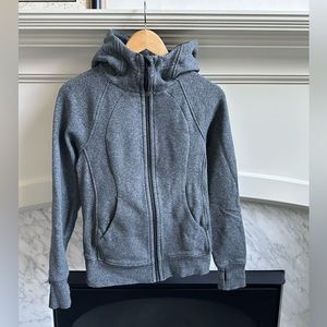 Heathers Dark Grey Lulu Scuba hoodie size 4